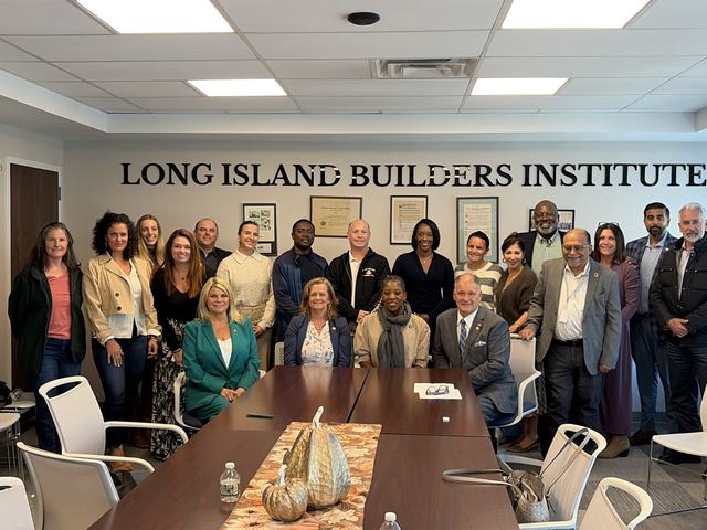 Masoncrete Builders with members of the Long Island Builders Institute